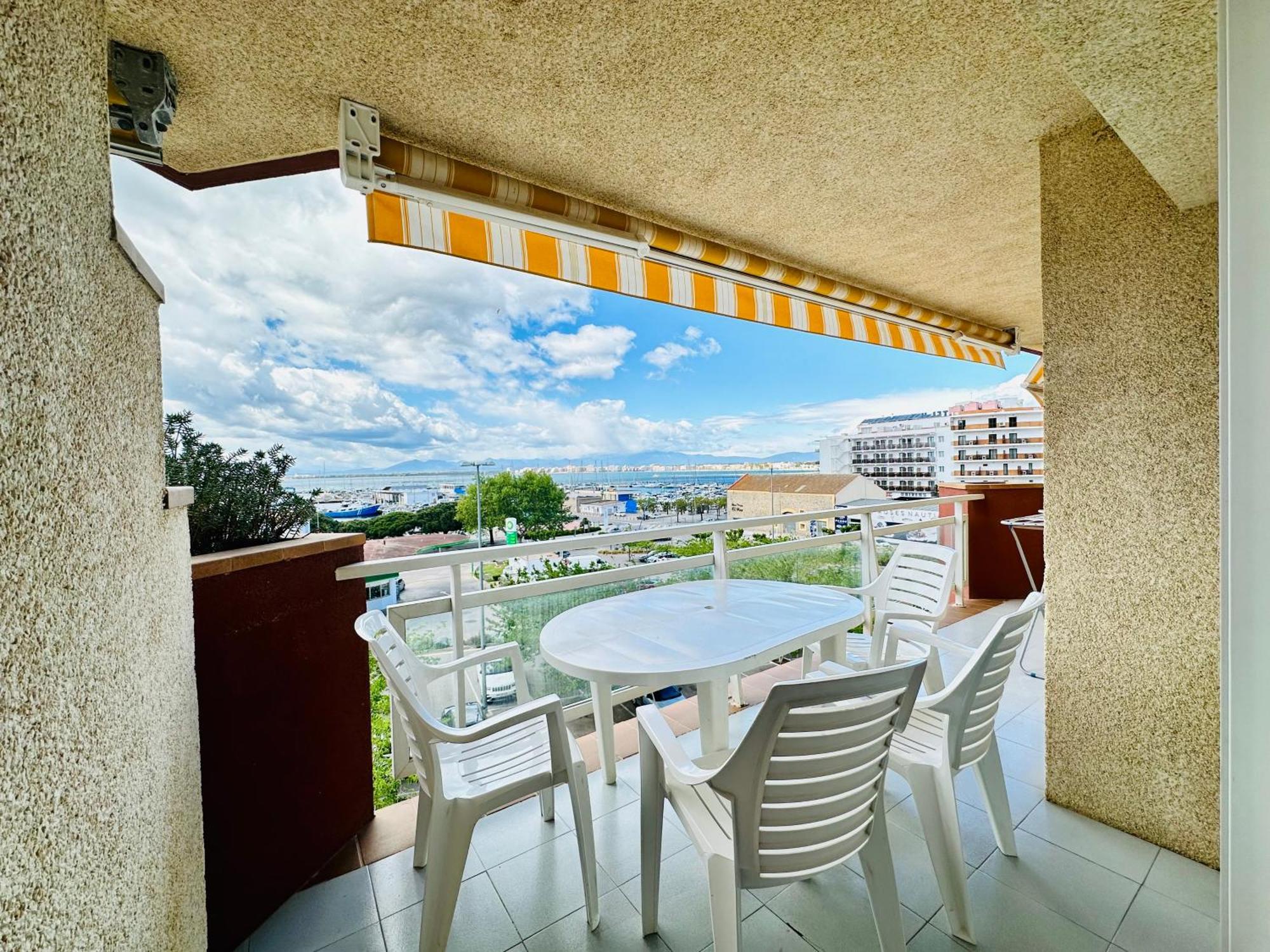 Roc Mar 3 3B - Apartamento Cerca Del Centro Y De La Playa - Terraza Con Vistas Al Mar Y Al Puerto ロザス エクステリア 写真